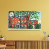 Buiten Uitzicht van Longmans huis 2 Canvas Afdruk (Insitu (Woonkamer))