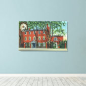 Buiten Uitzicht van Longmans huis 2 Canvas Afdruk (Insitu (Houten vloer))