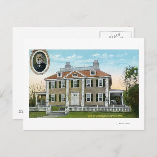 Buiten Uitzicht van Longmans thuis # 2 Briefkaart (Voorkant / Achterkant)