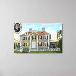 Buiten Uitzicht van Longmans thuis # 2 Canvas Afdruk