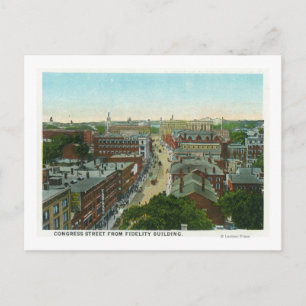 Buiten Uitzicht van Longmees House Briefkaart