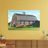 Buiten Uitzicht van Myles Standish House Canvas Afdruk (Insitu (Woonkamer))