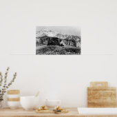 Buiten Uitzicht van Paradise Inn Poster (Keuken)