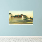 Buiten Uitzicht van Sherman & Halleck Quarters Canvas Afdruk (Insitu (Houten vloer))