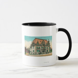 Buiten Uitzicht van Spreckels Mansion, Van Ness Mok