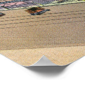 Buiten Uitzicht van station 2 van de spoorweg Poster (Hoek)