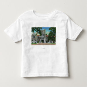 Buiten Uitzicht van Taylor Hall, Vassar College Kinder Shirts