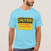 Buiten uw Comfort Zone Humor Uni-sex T-Shirt (Voorkant)