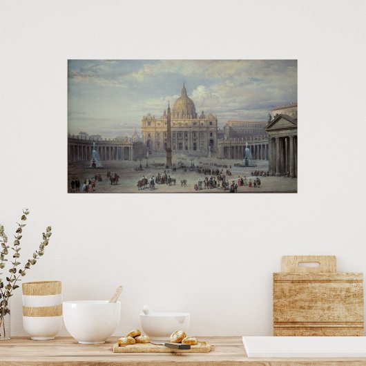 Buiten van St. Peter's Poster (Keuken)