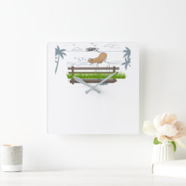 Buiten Vierkante Klok