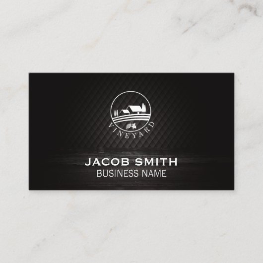 Buiten | Wijn | Houtsim | Wijngaarden Visitekaartje (Voorkant)