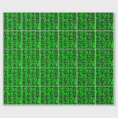 Buitenaards, Alien Cadeaupapier (Vlak)