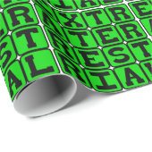 Buitenaards, Alien Cadeaupapier (Rol Hoek)