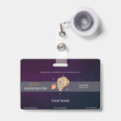 Buitenaards Badge (Voorzijde met uittrekbare clip)
