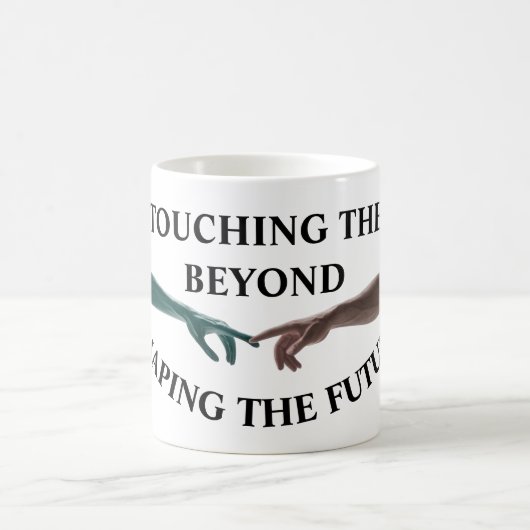 Buitenaards en menselijk koffiemok (Center)