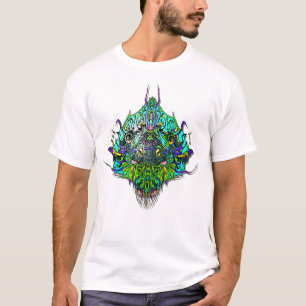 Buitenaards Hoofd - Aqua T-shirt