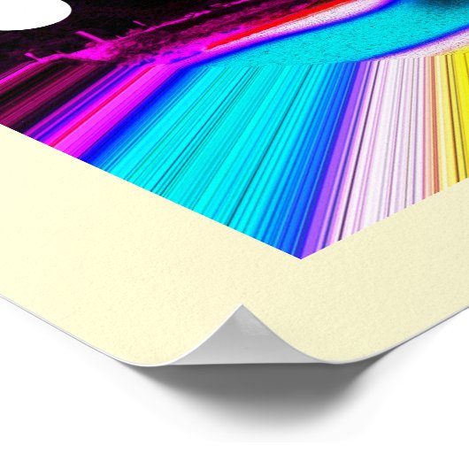 Buitenaards landschap poster (Hoek)