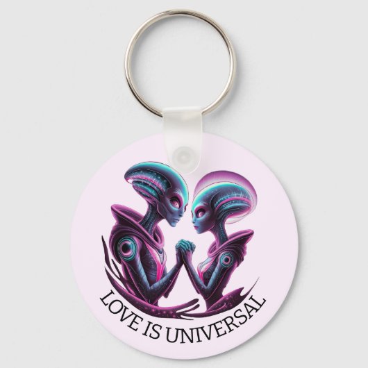 buitenaards paar sleutelhanger (Voorkant)