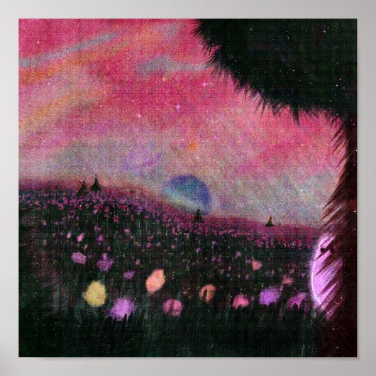 buitenaards spook poster (Voorkant)