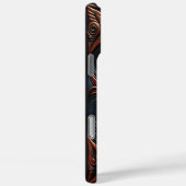 Buitenaards vaartuig te midden van levendige patro Case-Mate iPhone case (Achterkant / Rechts)