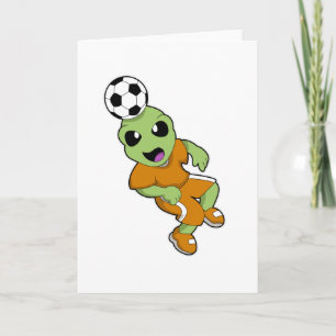 Buitenaards wezen bij voetbal sporten kaart
