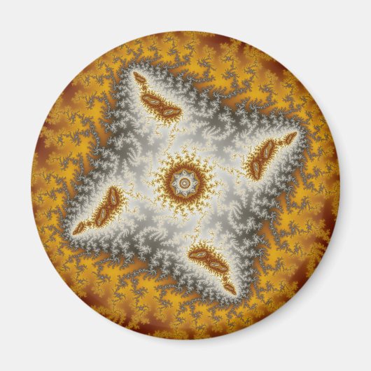 Buitenaards wezen - Fractal Magnet Magneet (Voorkant)