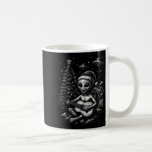 Buitenaards wezen houdt van Kerstmis Koffiemok