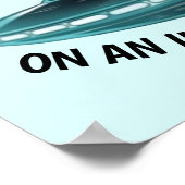 Buitenaards wezen in UFO Poster (Hoek)