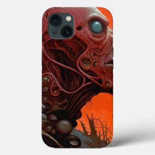 Buitenaards wezen Sci-fi Horror Art iPhone 13 Hoesje