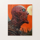 Buitenaards wezen Sci-fi Horror Art Legpuzzel (Verticaal)