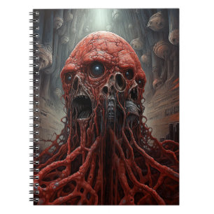 Buitenaards wezen Sci-fi Horror Art Notitieboek