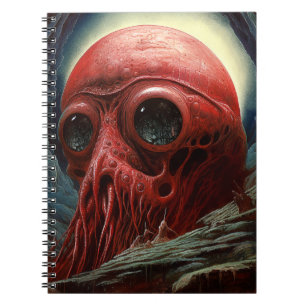 Buitenaards wezen Sci-fi Horror Art Notitieboek