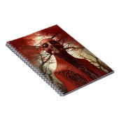 Buitenaards wezen Sci-fi Horror Art Notitieboek (Rechterzijde)