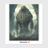 Buitenaards wezen Sci-fi Horror Art Sticker (Vel)