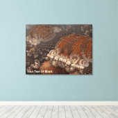 Buitenaards Zee Leven Canvas Afdruk (Insitu (Houten vloer))