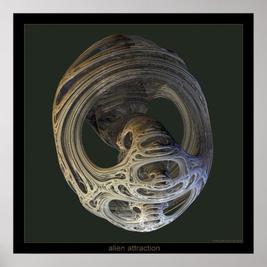 buitenaardse aantrekkingskracht poster (Voorkant)