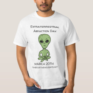 Buitenaardse afvoerdag is 20 maart t-shirt