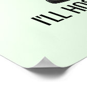 buitenaardse brandweerman poster (Hoek)