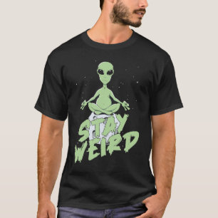 Buitenaardse buitenaardse Alien Saucer-ruimteschip T-shirt