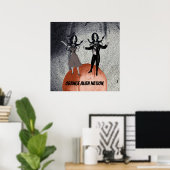 Buitenaardse dansviering poster (Thuiskantoor)