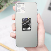 Buitenaardse invasie UFO-ruimtestelsel Sticker (Telefoon)
