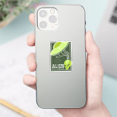 Buitenaardse invasie UFO-ruimtestelsel Sticker (Telefoon)