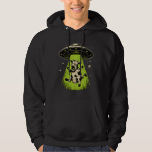 Buitenaardse Koe Ontwapend Weirdcore Surrealisme Hoodie