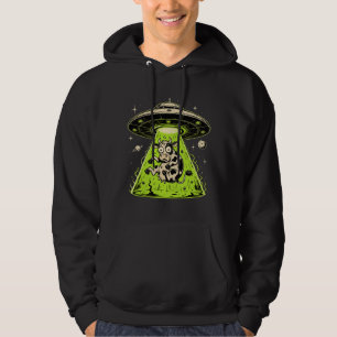 Buitenaardse Koe Ontwapende Weirdcore Surreal Hoodie