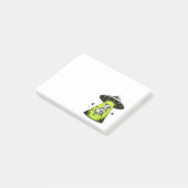 Buitenaardse Koe Ontwapende Weirdcore Surreal Post-it® Notes (Schuin)