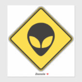 buitenaardse kruising sticker (Vel)