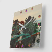 BUITENAARDSE LANDSCHAP,TOMEN,LAGOON HYPERION Scien Vierkante Klok (Hoek)