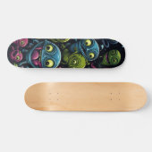 buitenaardse liefde grappig geluk skateboard (Horizontaal)