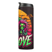 Buitenaardse liefde, kosmische omhelzing thermosbeker (Geroteerd rechts)