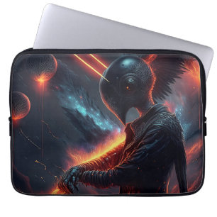 buitenaardse manipulatiebundel laptop sleeve